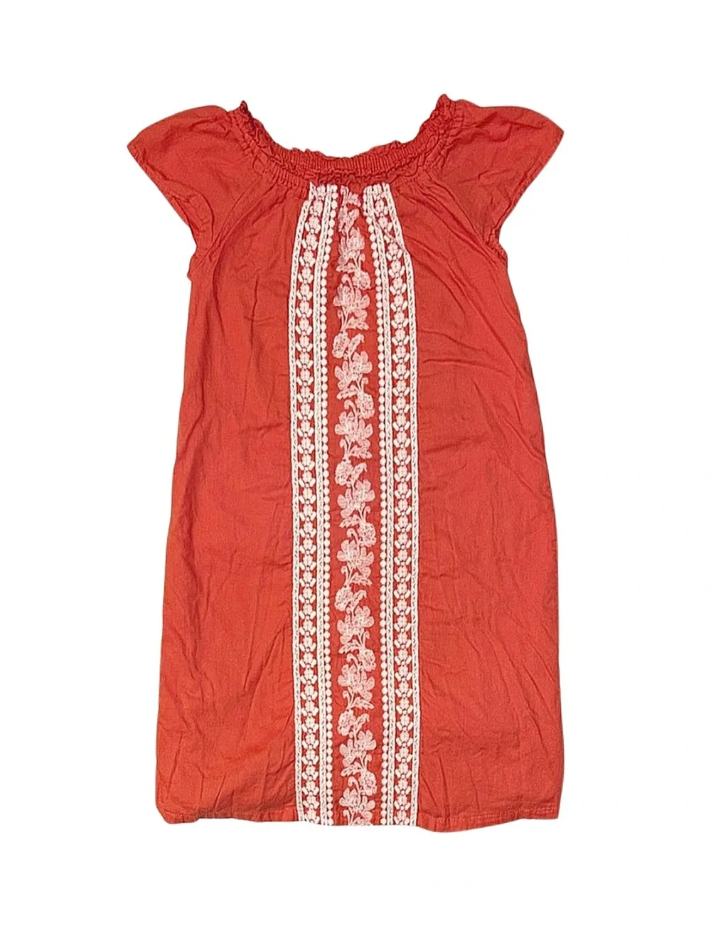 OLD NAVY Girl's Orange Short Sleeve Dress Medium 8